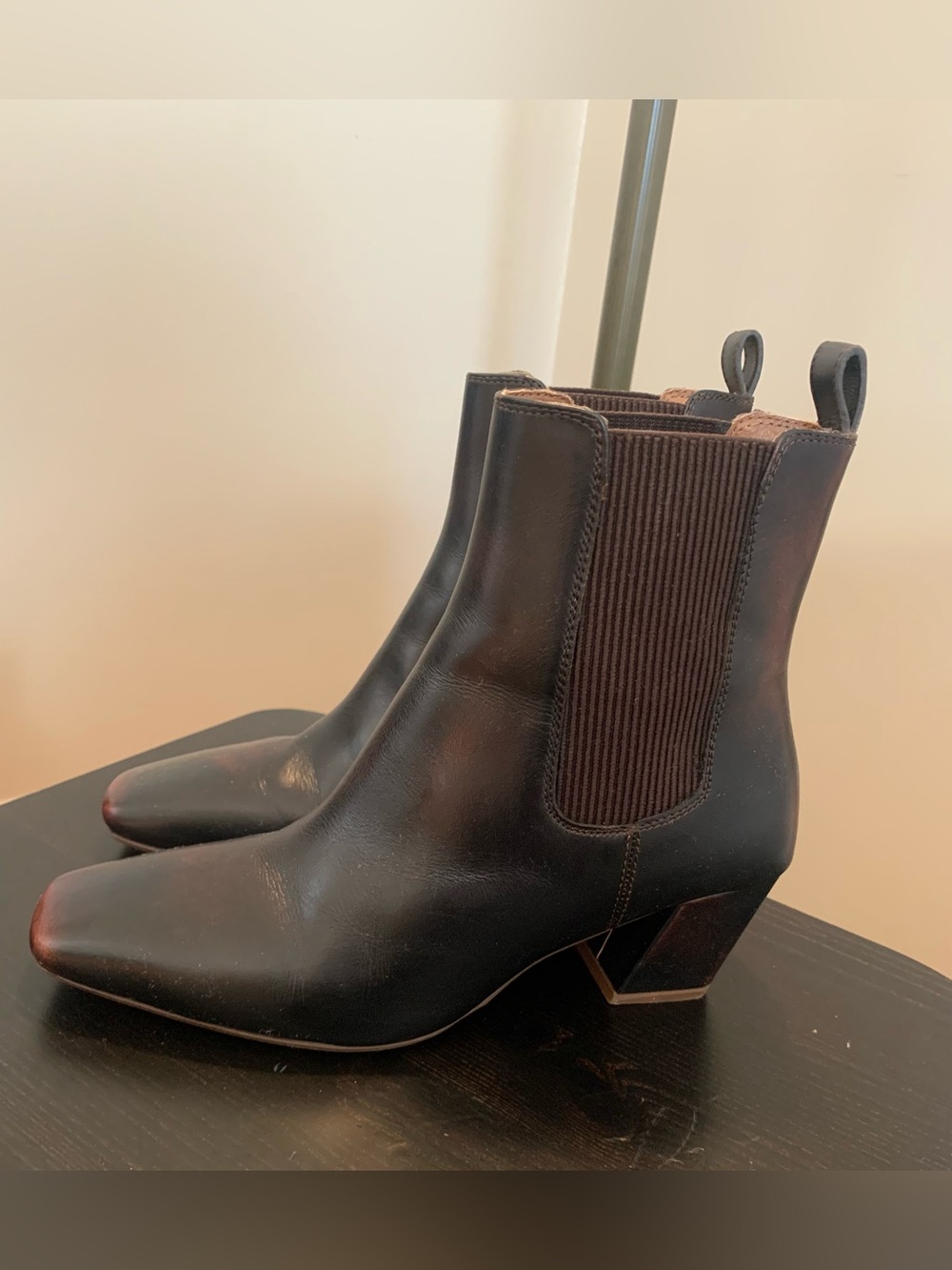 Seychelles Brown Leather Chelsea Booties -SZ 7.5
